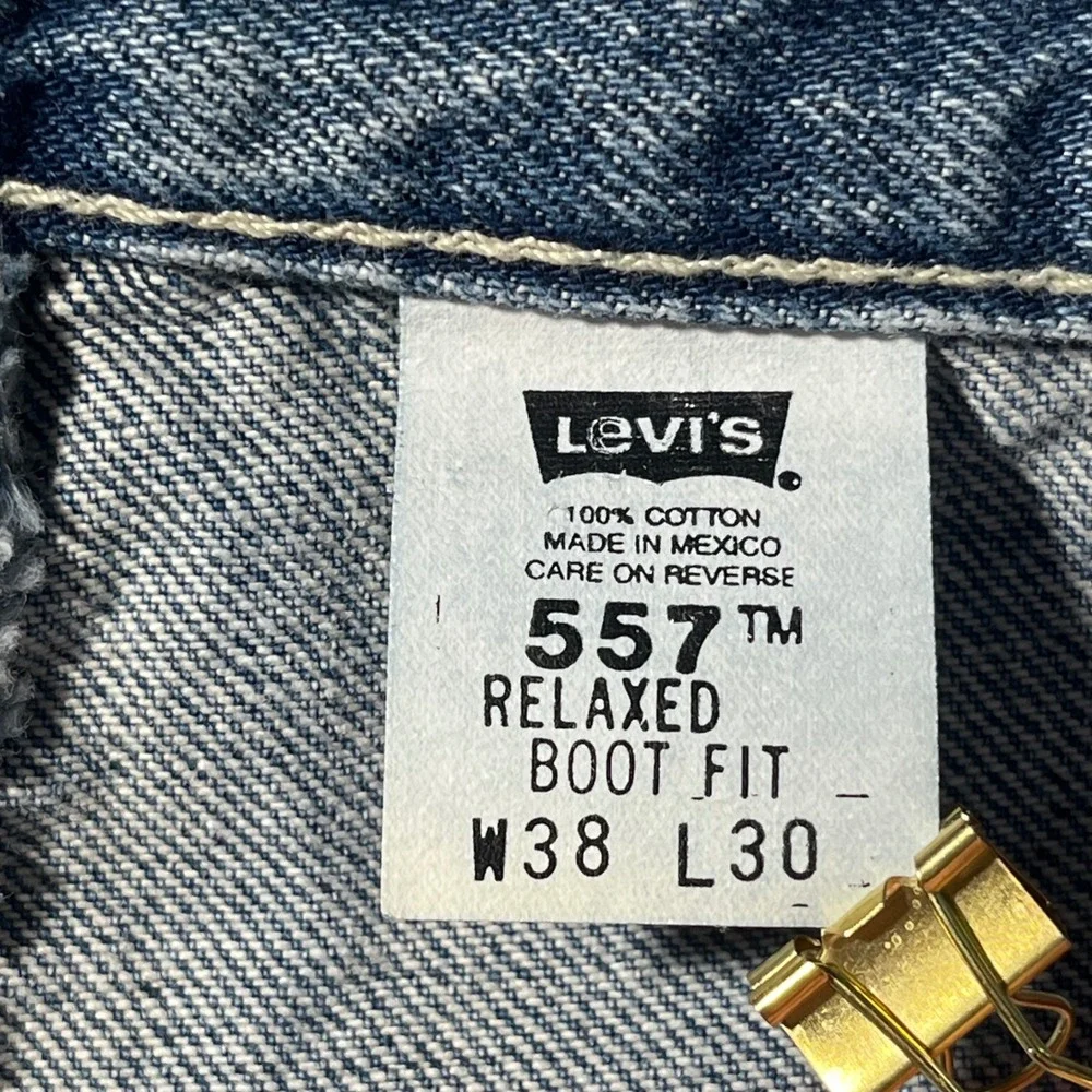 Levi's Jeans 550 Mens 36x30 Blue Denim Relaxed Fit Vintage 90s Style